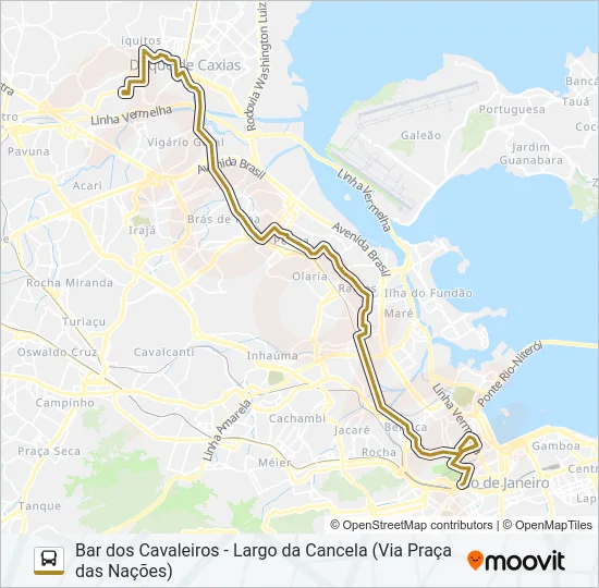 486L Bus Line Map