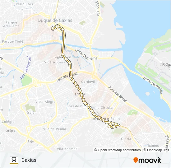 495L Bus Line Map