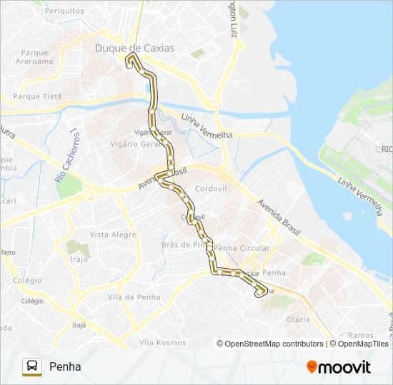 495L Bus Line Map