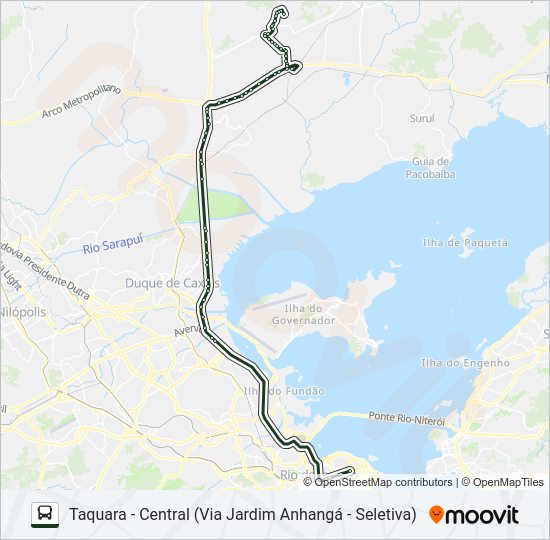 Mapa da linha 2470C (EXECUTIVO) de ônibus