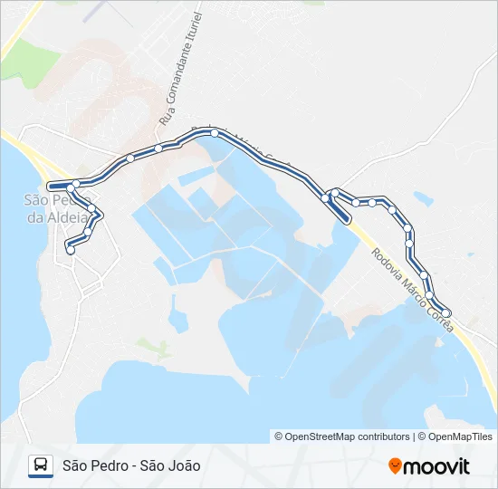 508 Bus Line Map