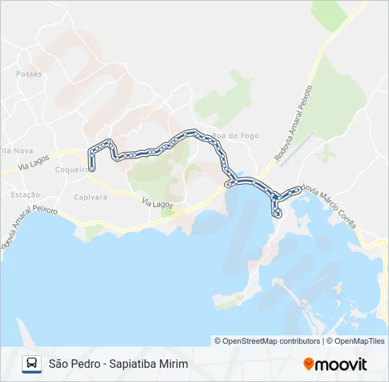 518 Bus Line Map