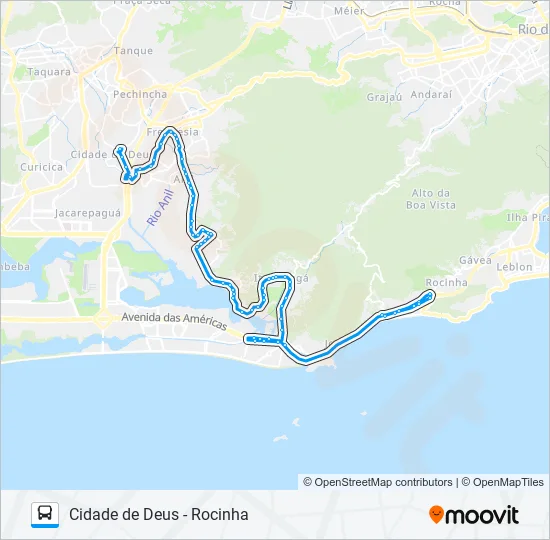 550SPA Bus Line Map