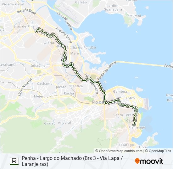 497 bus Line Map