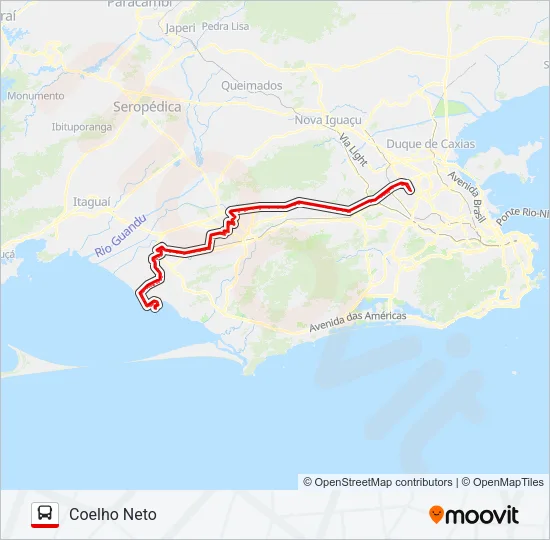 757 Bus Line Map
