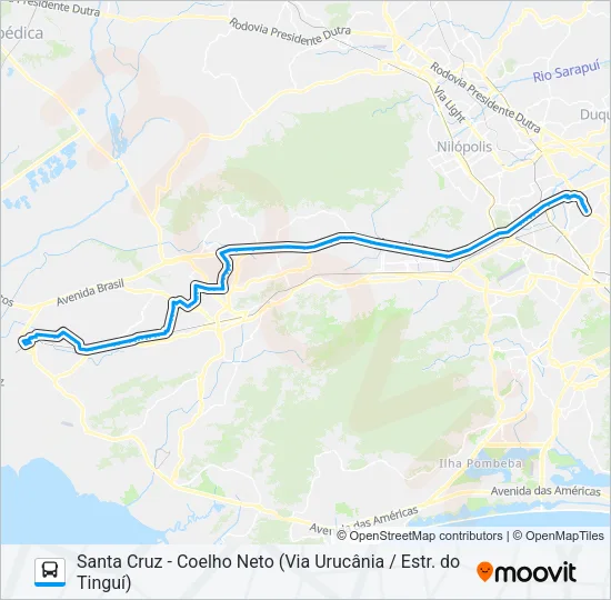 753 Bus Line Map
