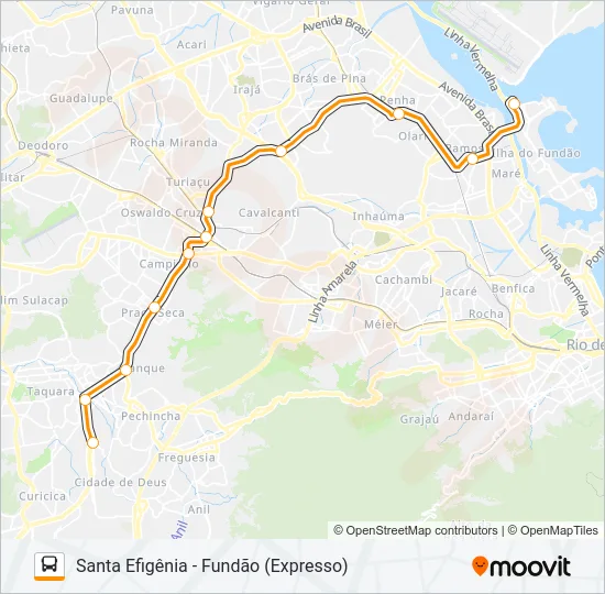 43 Bus Line Map