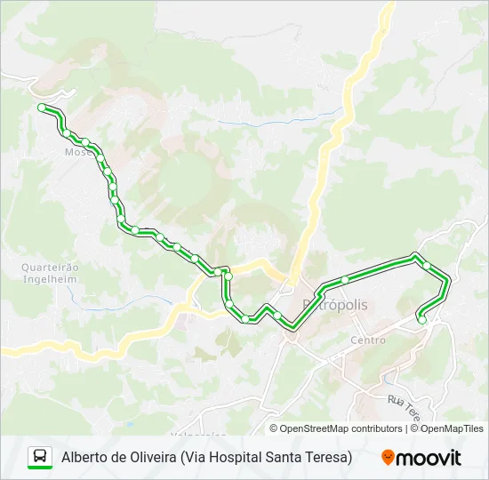 133 Bus Line Map