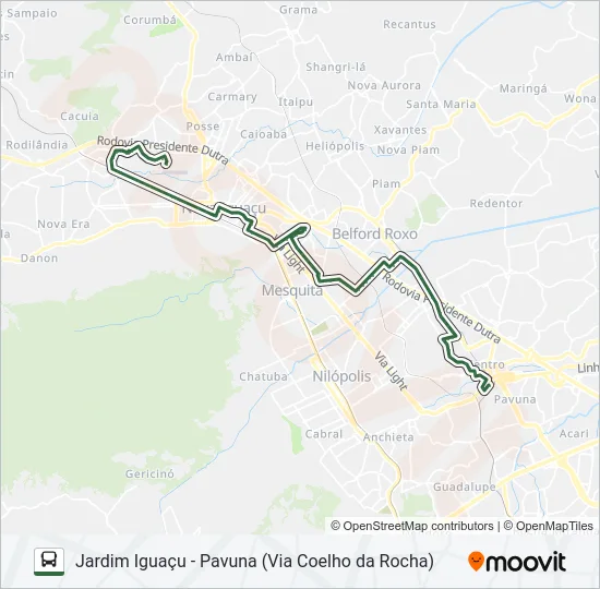 748L Bus Line Map