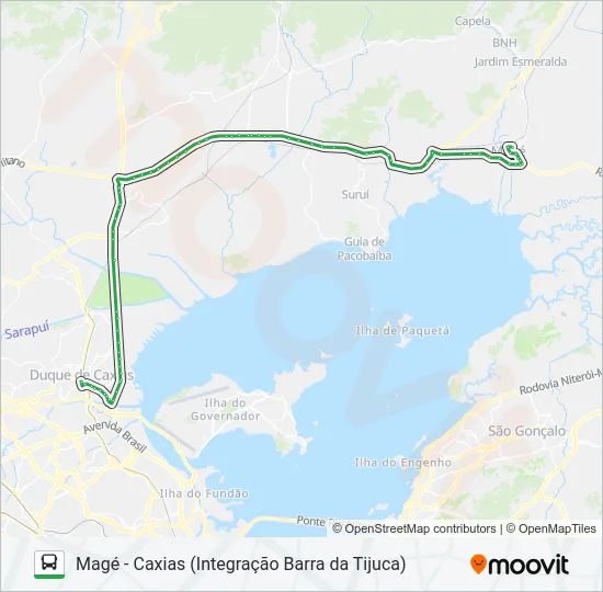 415M Bus Line Map