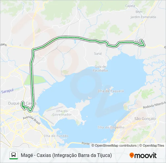 415M Bus Line Map
