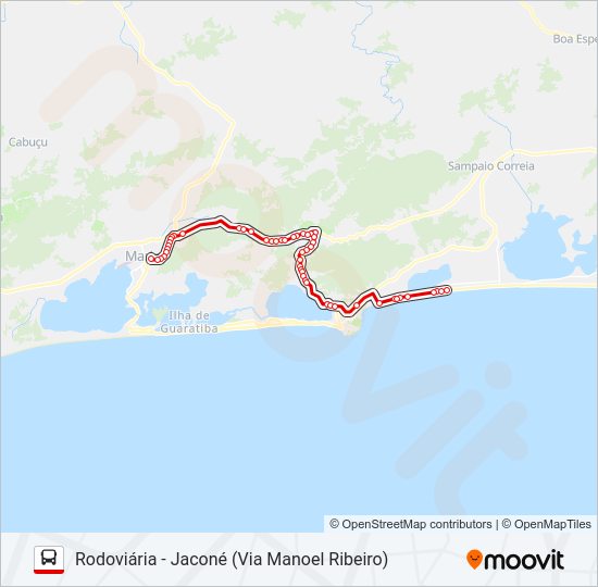 E14 Bus Line Map