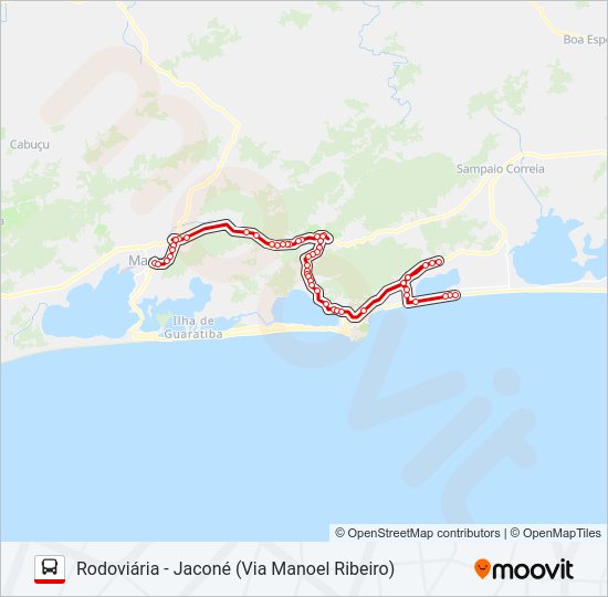 E14 Bus Line Map