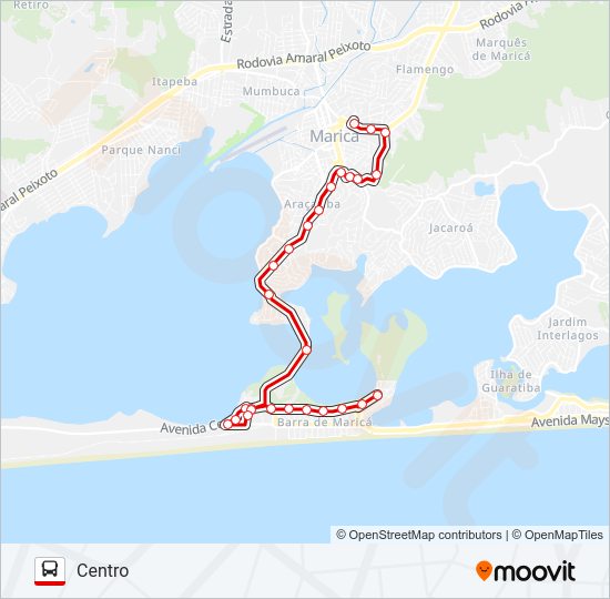 E12 Bus Line Map