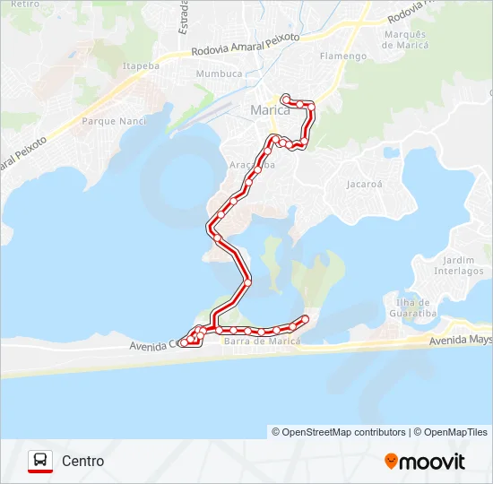 E12 Bus Line Map