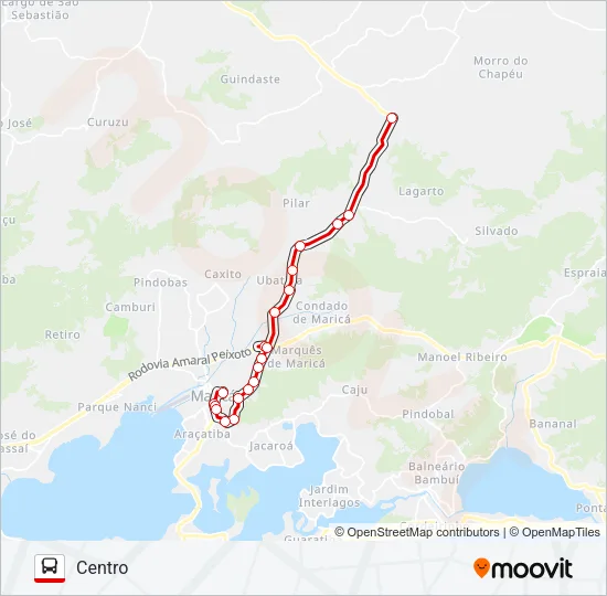 E05 Bus Line Map