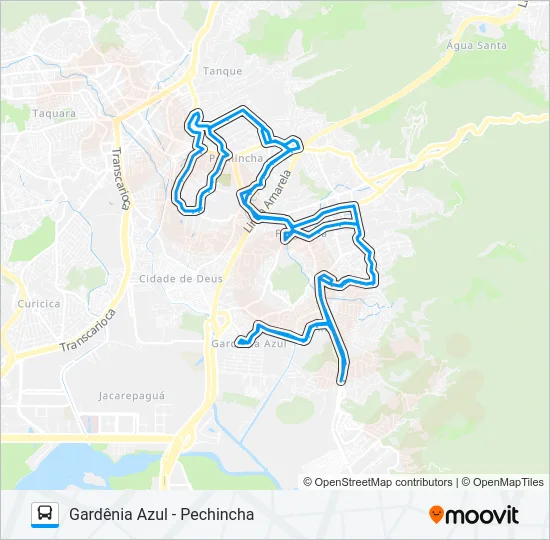 987 Bus Line Map