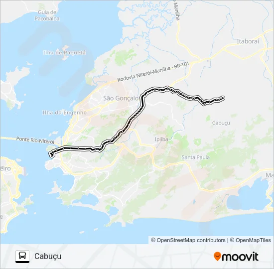 430M Bus Line Map