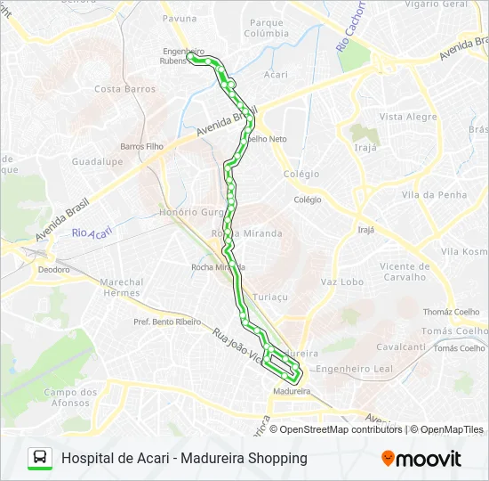 VAN Bus Line Map