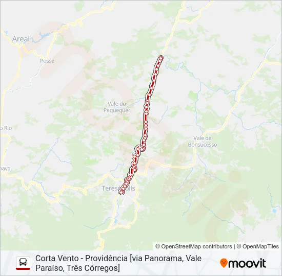 34B Bus Line Map