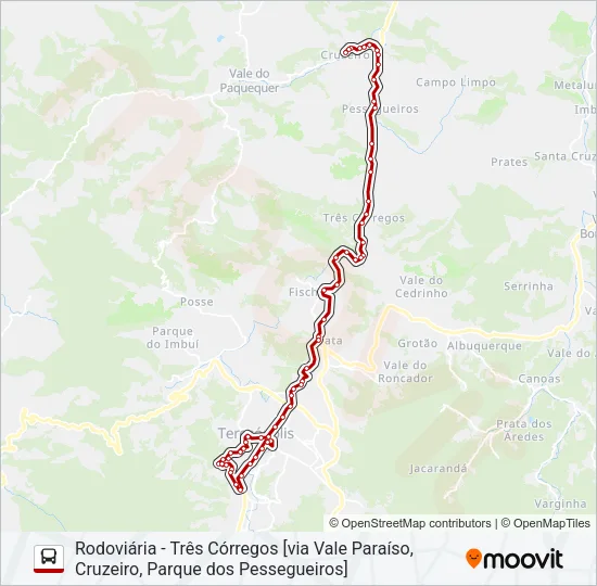97A Bus Line Map