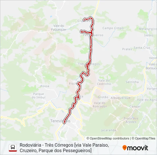 97A Bus Line Map