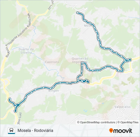 145 Bus Line Map