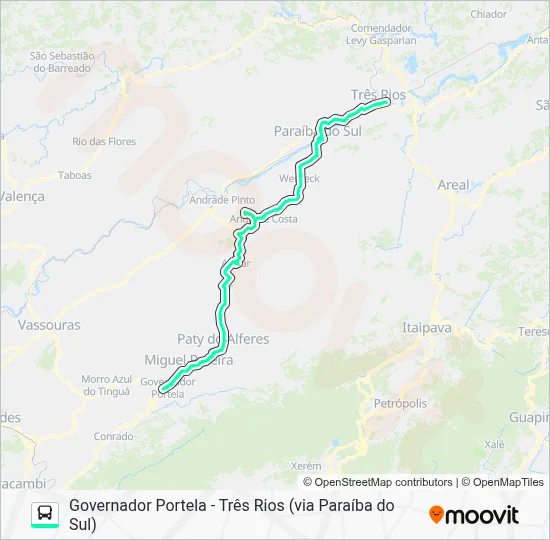 MP70 Bus Line Map