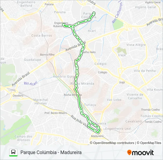 VAN Bus Line Map