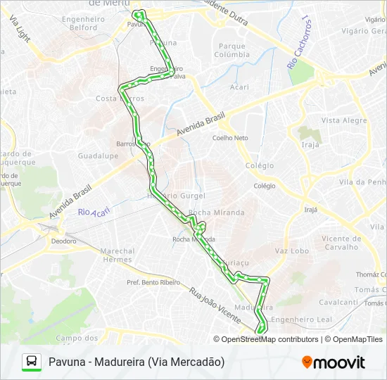 VAN Bus Line Map