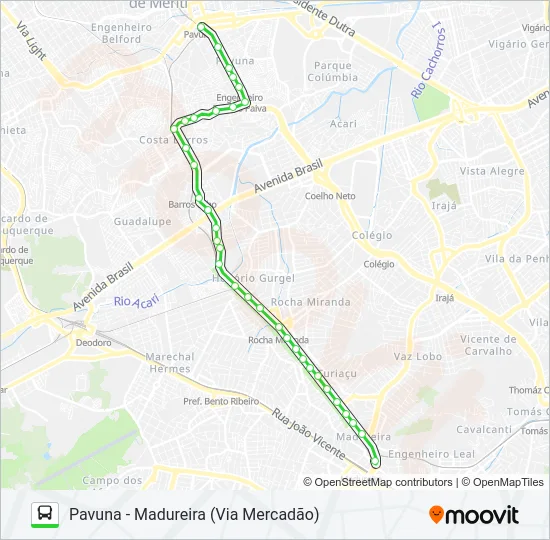 VAN Bus Line Map
