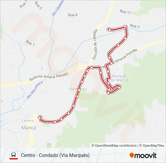 E17 Bus Line Map