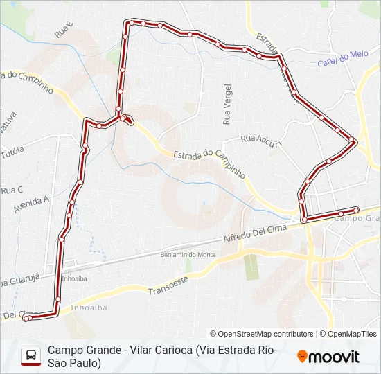 841 Bus Line Map