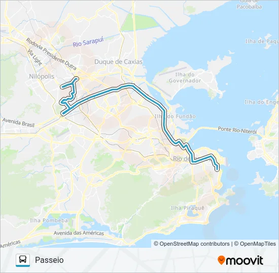 385 Bus Line Map
