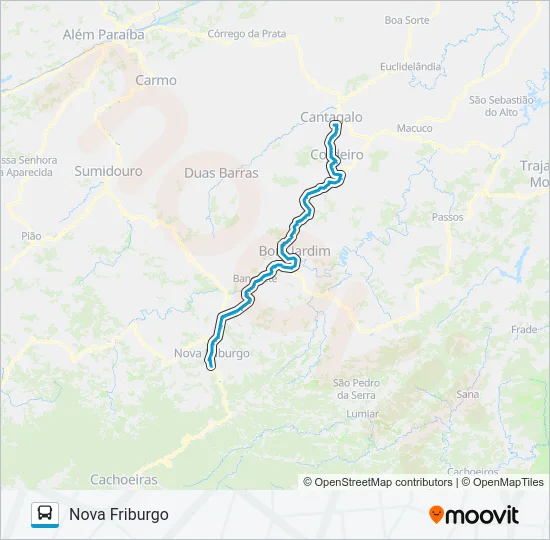 S111 Bus Line Map