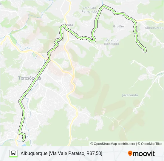 03E Bus Line Map
