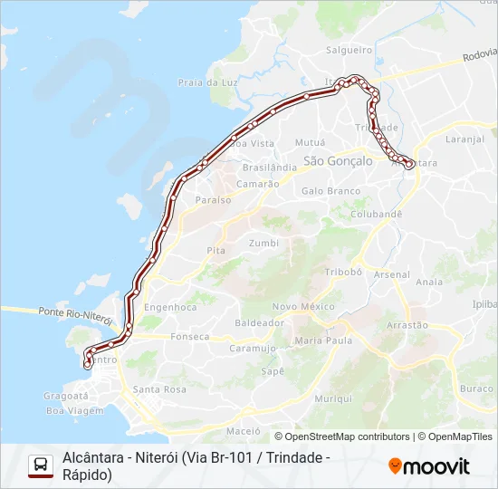 3409 Bus Line Map