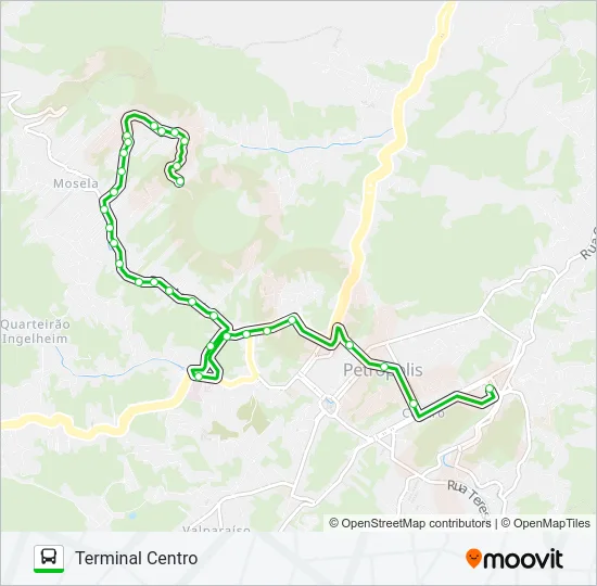 136 Bus Line Map