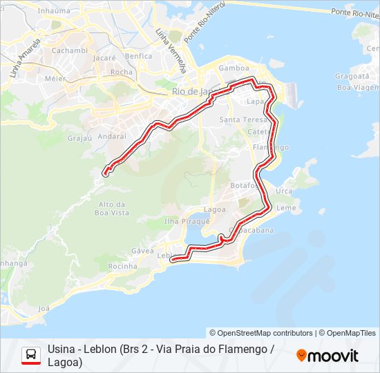 Mapa da linha 415SN de ônibus