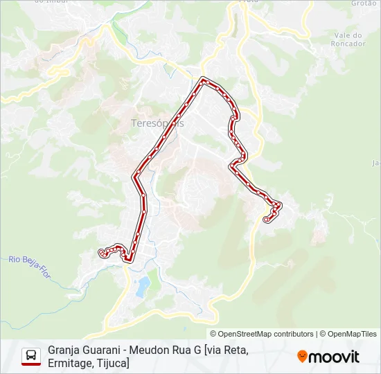 18B Bus Line Map