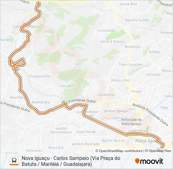 008 Bus Line Map