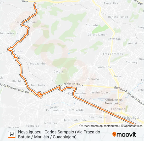 008 Bus Line Map