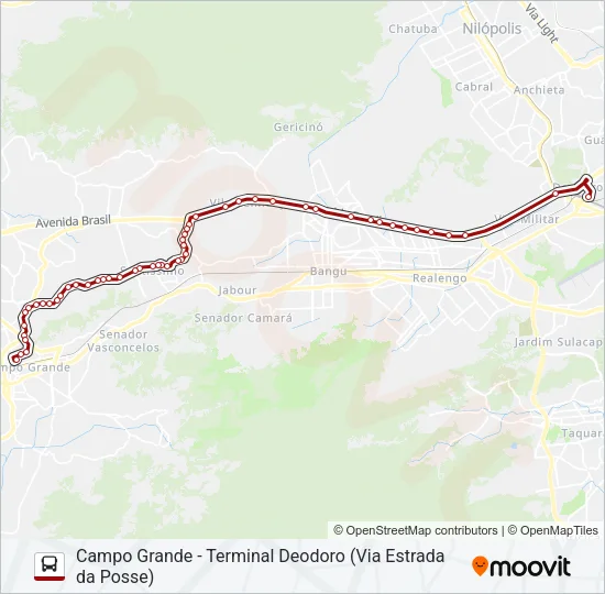 798 Bus Line Map