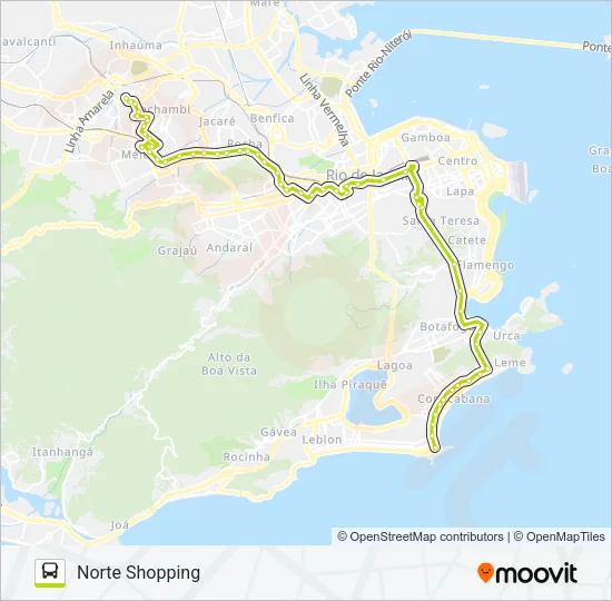 456 Bus Line Map