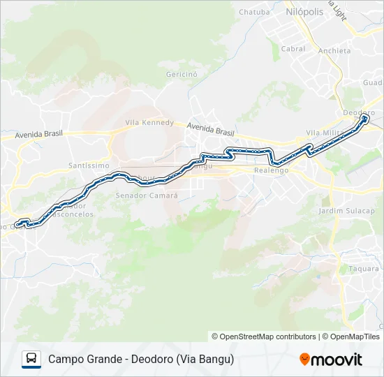 788 Bus Line Map