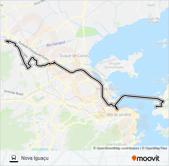 143C Bus Line Map