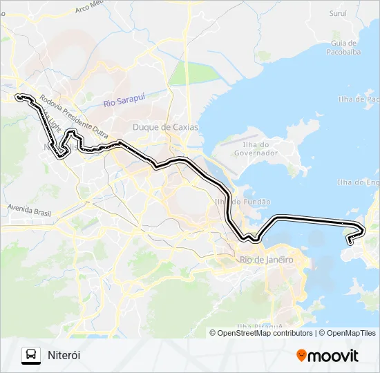 1940D Bus Line Map