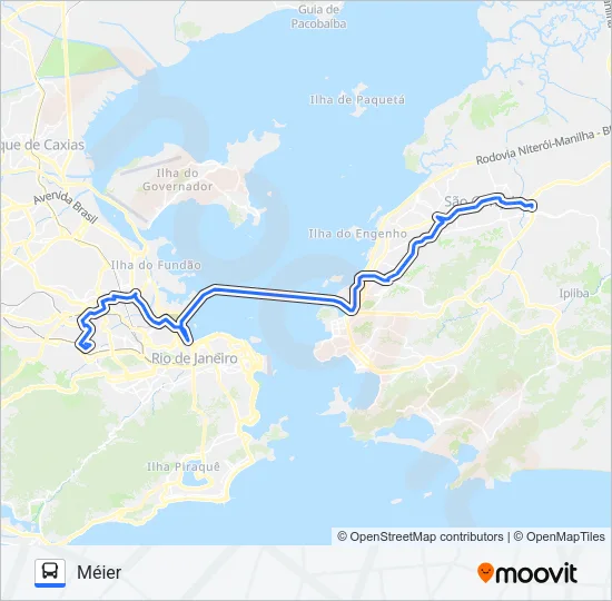 533D Bus Line Map