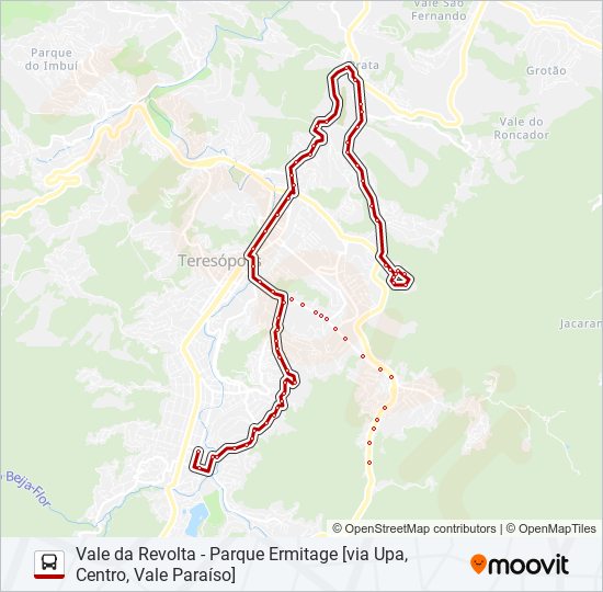 Mapa de 20C de autobús