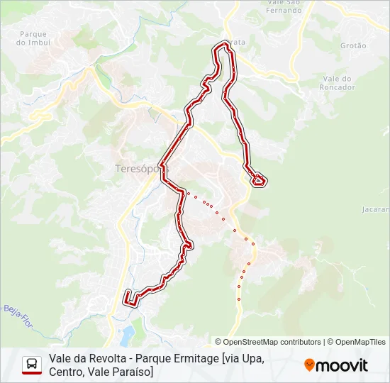 20C Bus Line Map